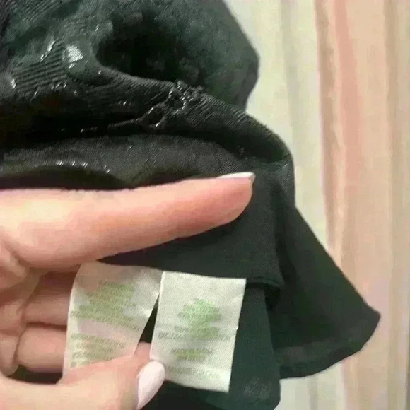 Lilly Pulitzer EUC Zaria Size 14 Black Jacquard shift dress with pockets item# 5 - Picture 9 of 14